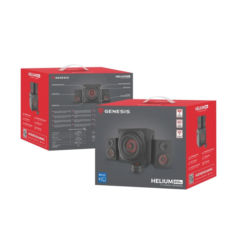 Lautsprecher Genesis NCS-1408 Schwarz 30 W 60 W