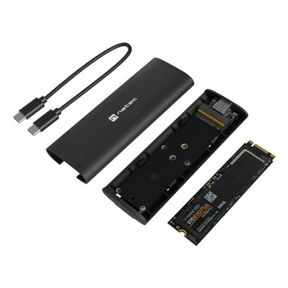 Externe Box Natec NKZ-2286 Schwarz (Schwarz)