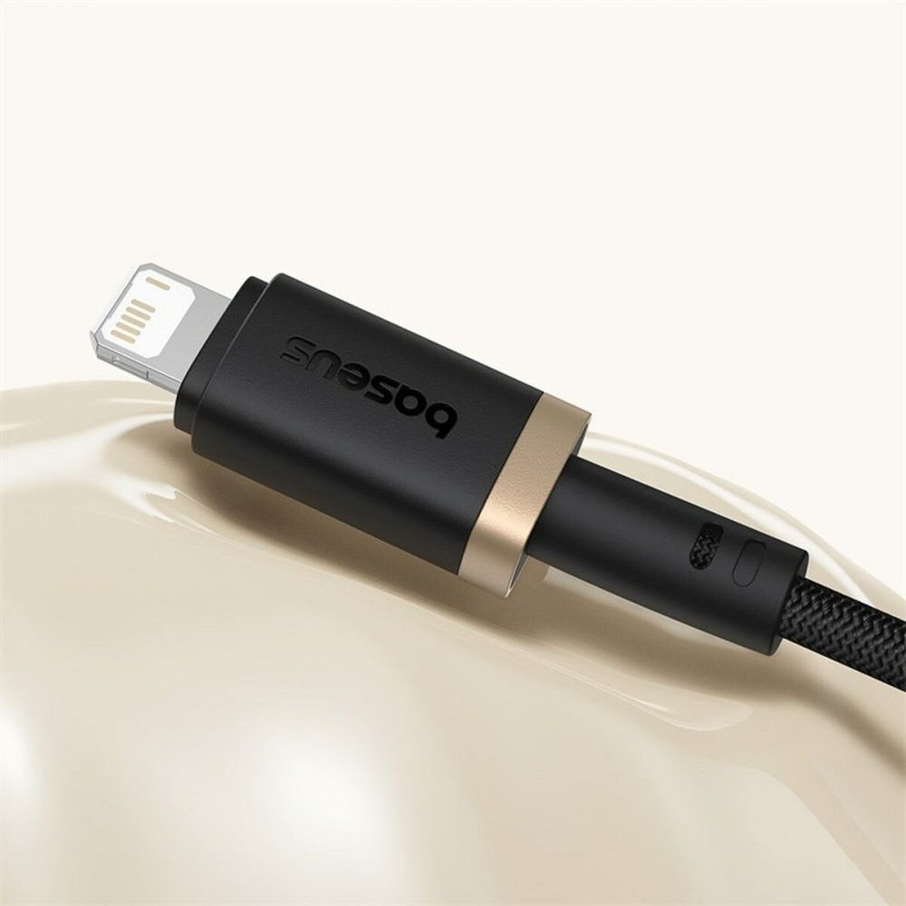USB auf Lightning Verbindungskabel Baseus P10377801U01-00 Schwarz Gold 1 m
