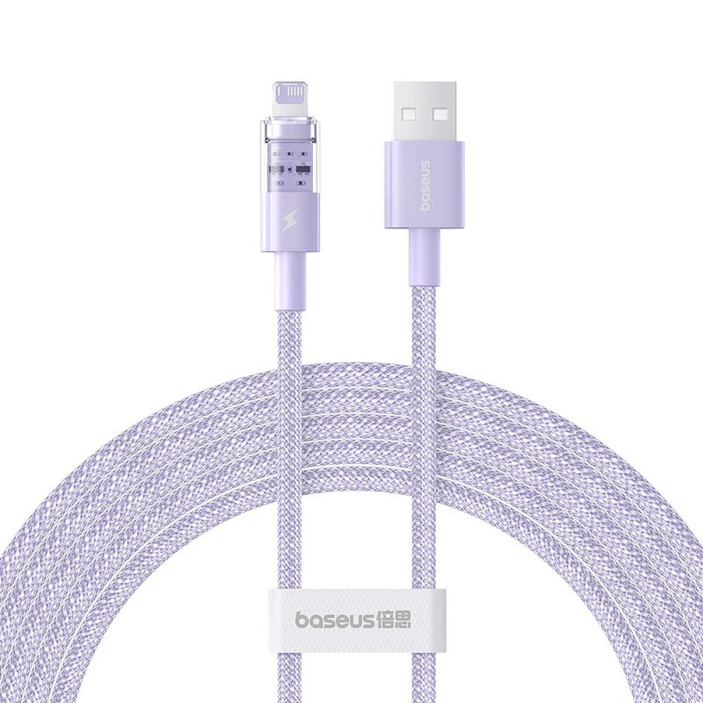 Câble USB vers Lightning Baseus P10373003511-01 Pourpre 2 m