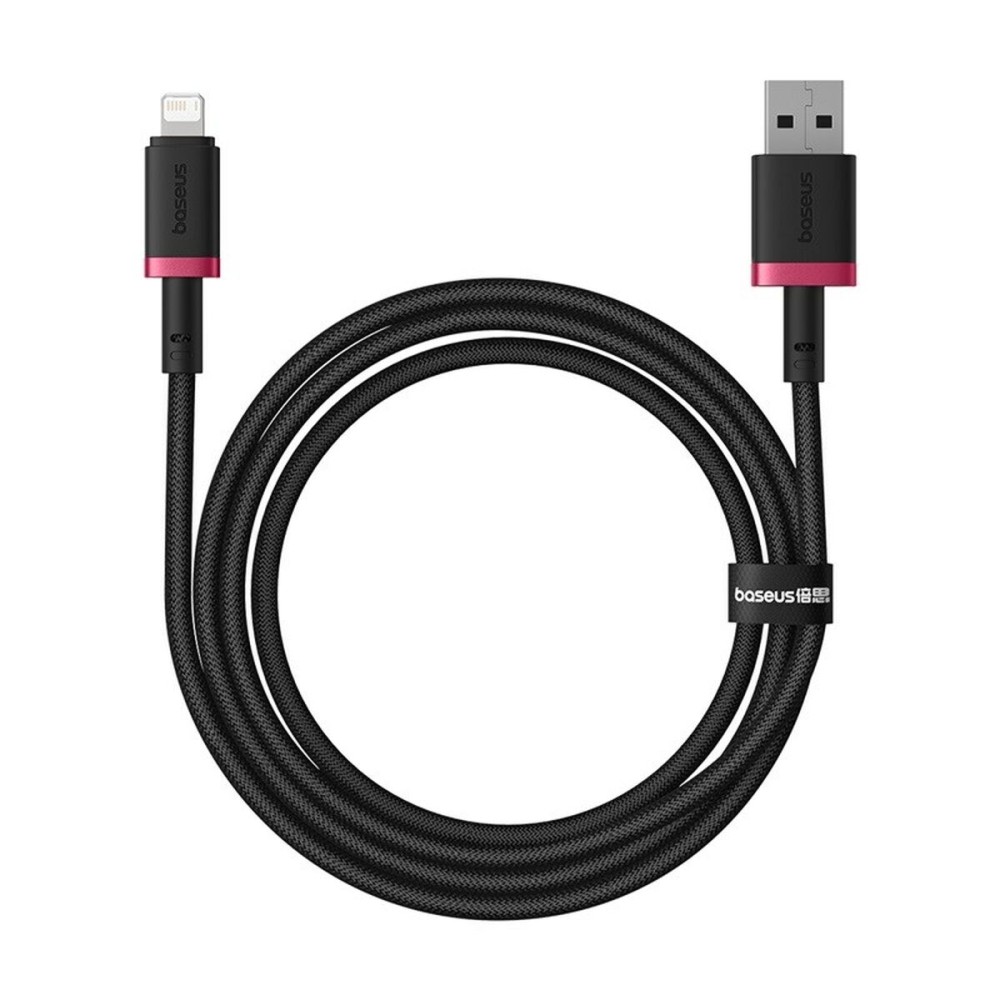 Câble USB vers Lightning Baseus P10377801U01-01 Noir Rouge 1 m
