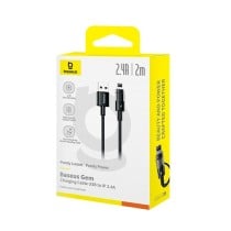 USB auf Lightning Verbindungskabel Baseus P10373003111-01 Schwarz 2 m