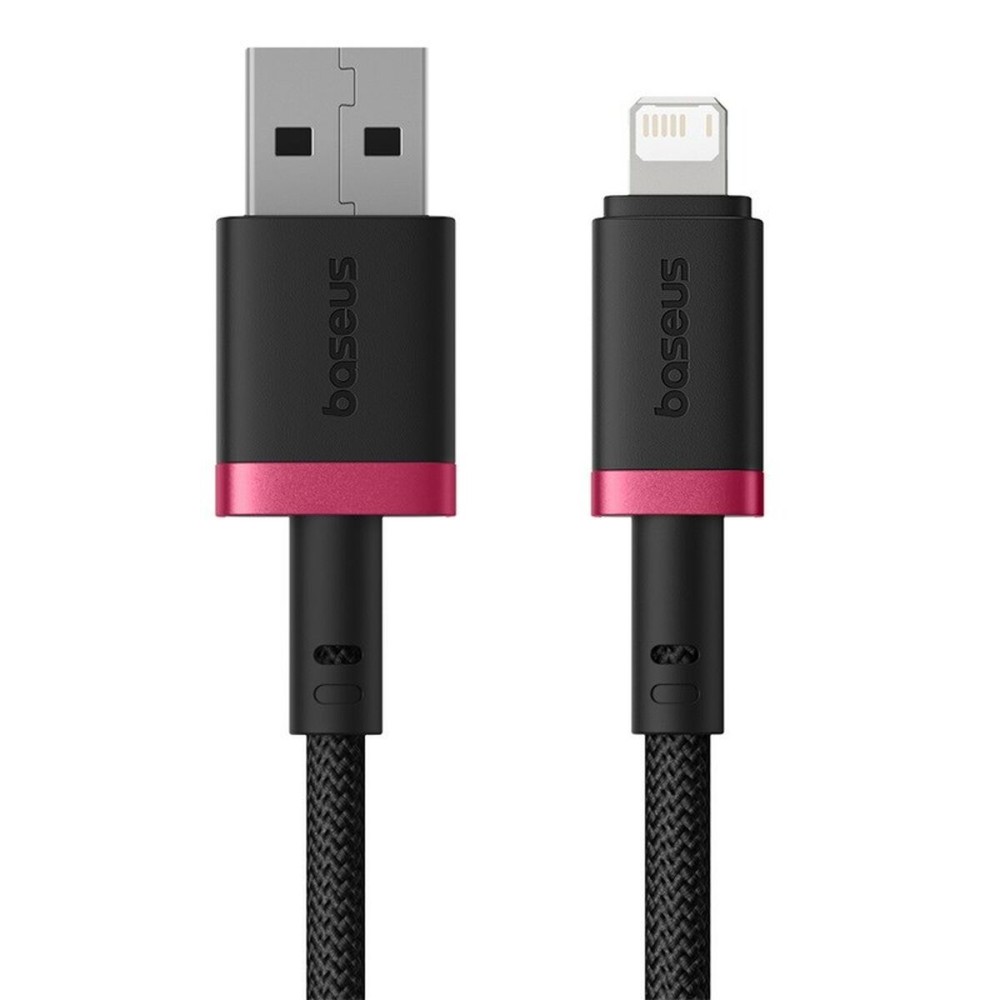 USB auf Lightning Verbindungskabel Baseus P10377801U01-03 Schwarz Rot 2 m