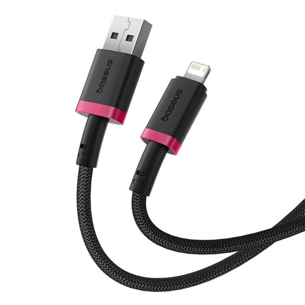 USB auf Lightning Verbindungskabel Baseus P10377801U01-03 Schwarz Rot 2 m