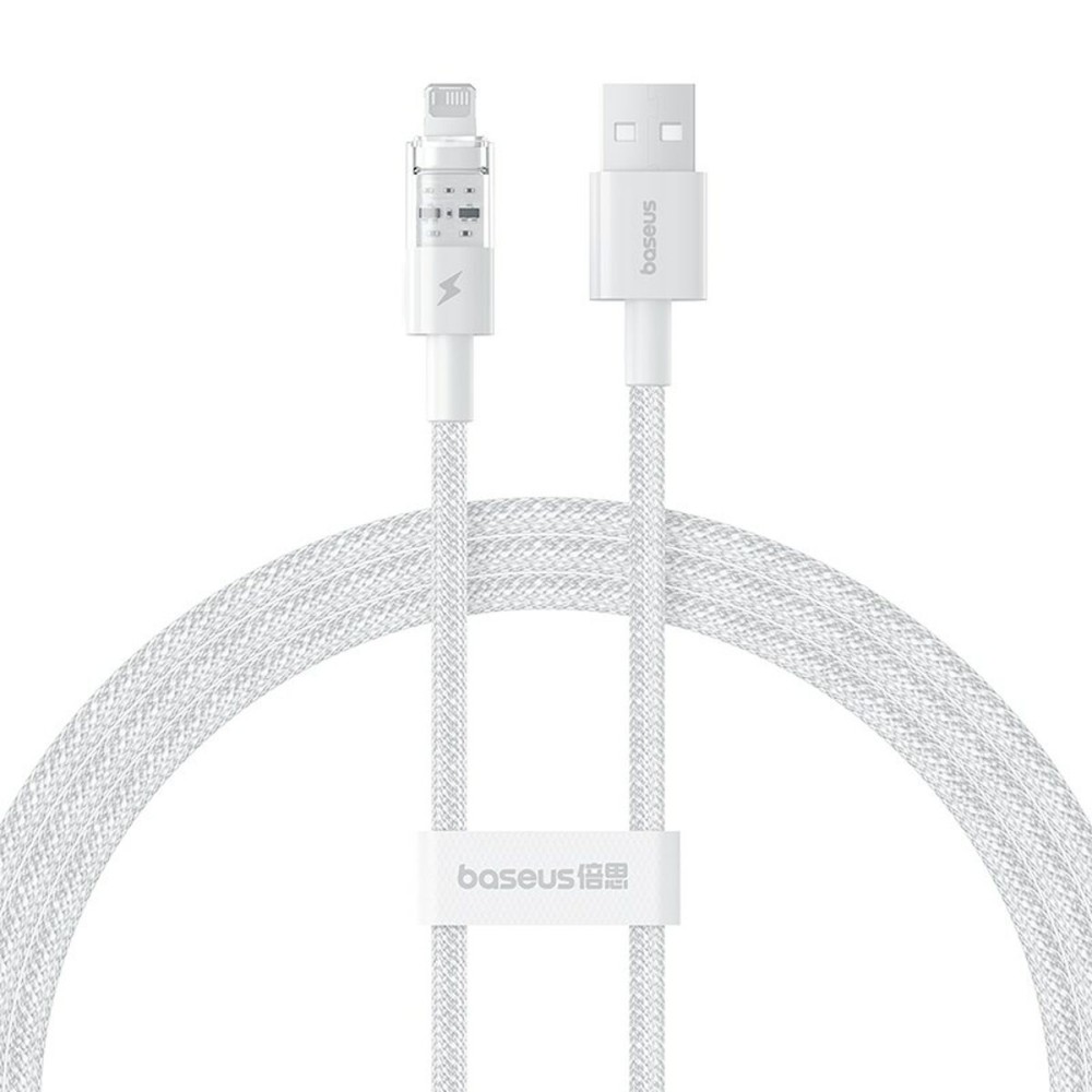 USB auf Lightning Verbindungskabel Baseus P10373003211-00 Weiß 1 m