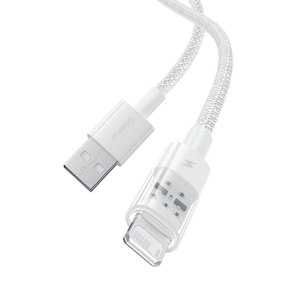 USB auf Lightning Verbindungskabel Baseus P10373003211-00 Weiß 1 m