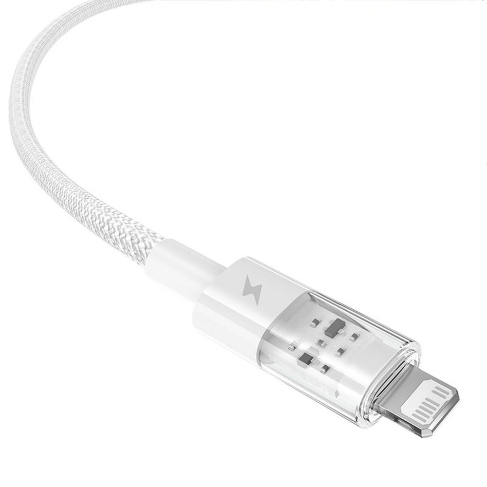 USB auf Lightning Verbindungskabel Baseus P10373003211-01 Weiß 2 m