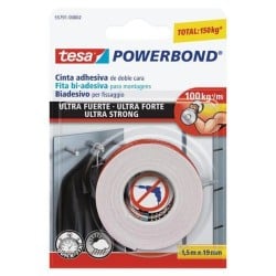 Ruban adhésif TESA Powerbond Ultra Strong (19 mm x 1,5 m)