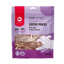 Dog Snack Maced Duck with cod Maxi sushi Duck 500 g