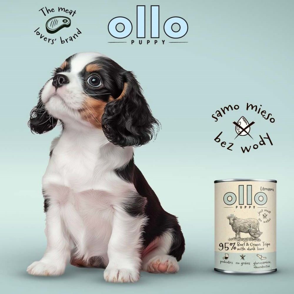 Wet food Ollo Puppy Umami Beef 400 g