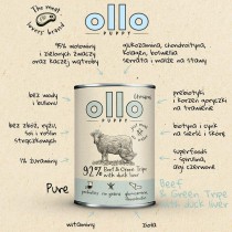 Alimentation humide Ollo Puppy Umami Viande de bœuf 400 g