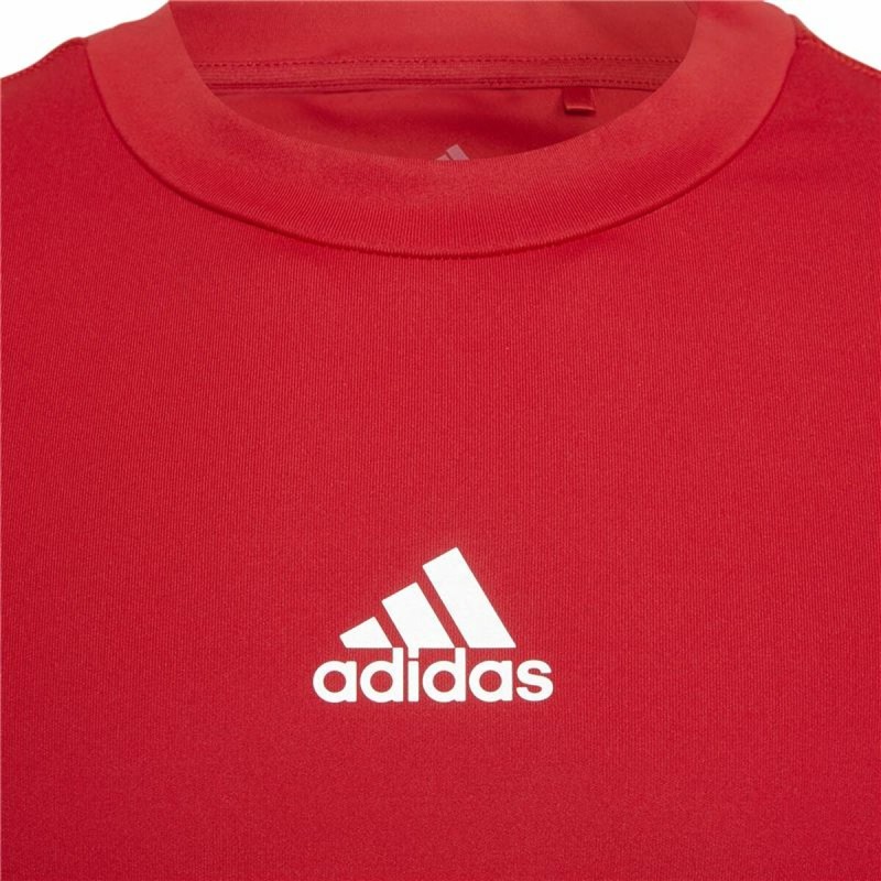 Kurzarm Fußballshirt für Kinder Adidas Techfit Top Rot