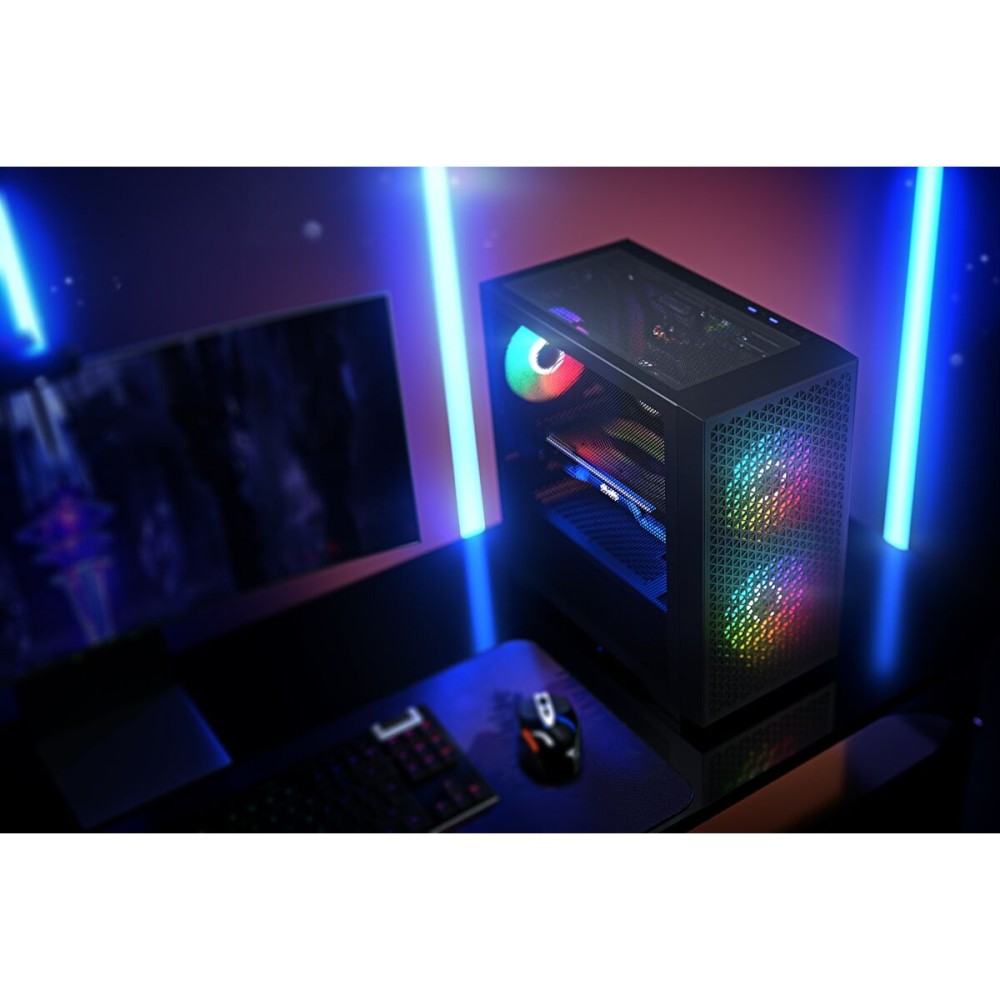 ATX Semi-Tower Gehäuse Logic AM-DART-PRO-ARGB-10 Schwarz