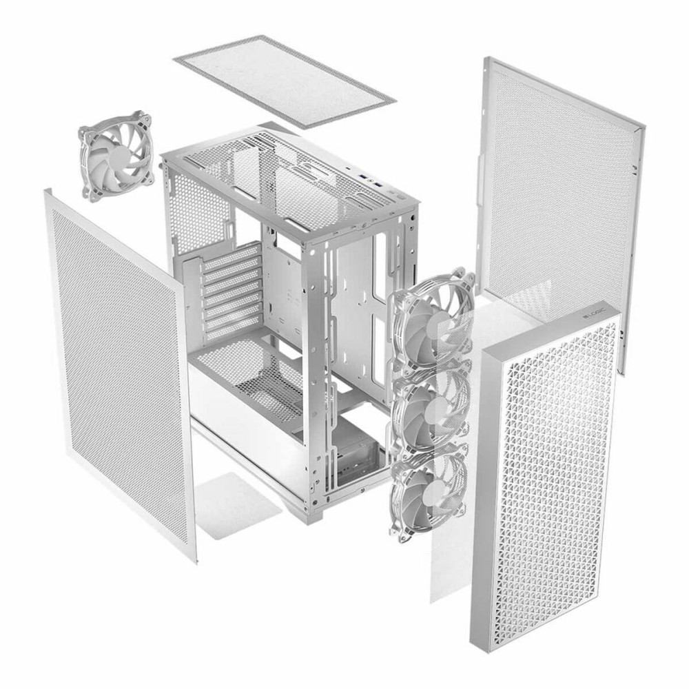 ATX Semi-Tower Gehäuse Logic AT-DART-PRO-0000-20 Weiß