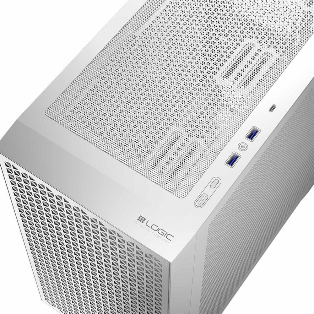 ATX Semi-Tower Gehäuse Logic AM-DART-PRO-0000-20 Weiß
