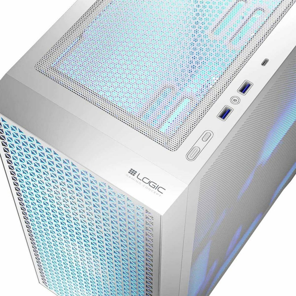 ATX Semi-Tower Gehäuse Logic AT-DART-PRO-ARGB-20 Weiß