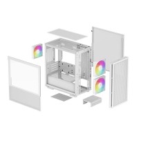 ATX Semi-tower Box DEEPCOOL R-CH360-WHAPE3-G-1 White Multicolour