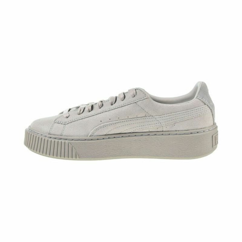 Chaussures de sport pour femme Puma Basket Platform Reset Blanc