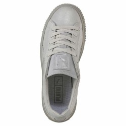 Sports Trainers for Women Puma Basket Platform Reset White