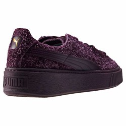 Chaussures de sport pour femme Puma Suede Platform Eletal  Pourpre