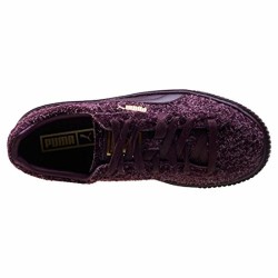 Chaussures de sport pour femme Puma Suede Platform Eletal  Pourpre