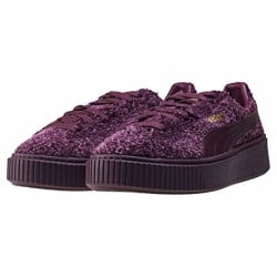 Laufschuhe für Damen Puma Suede Platform Eletal  Purpur