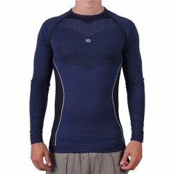 Thermoshirt für Herren Sport Hg Blau