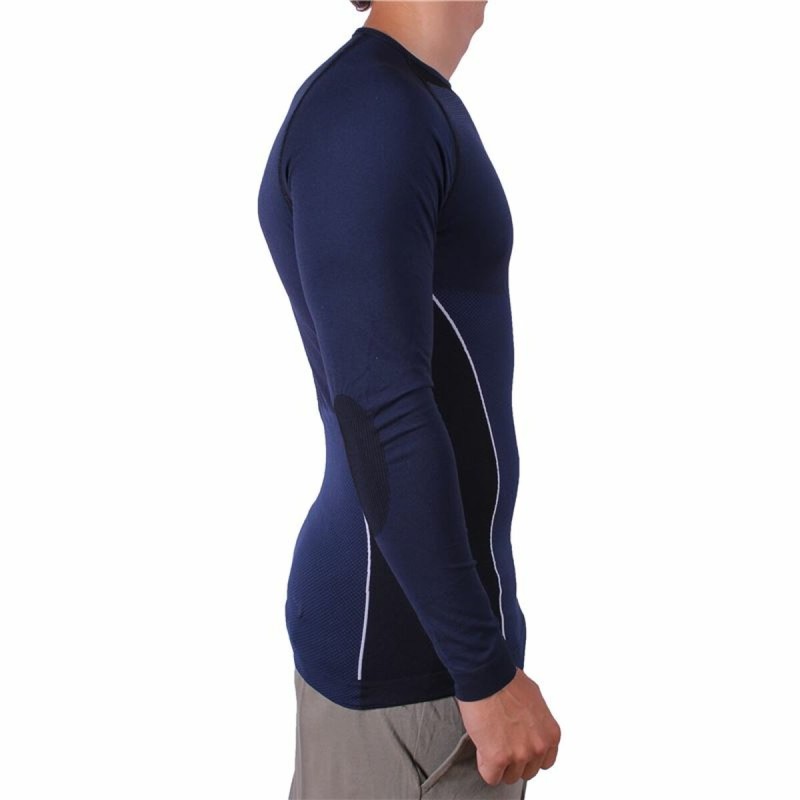 T-shirt Thermique pour Homme Sport Hg Bleu