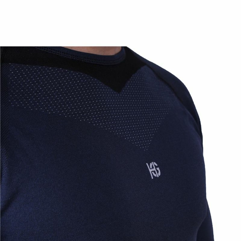 Thermoshirt für Herren Sport Hg Blau