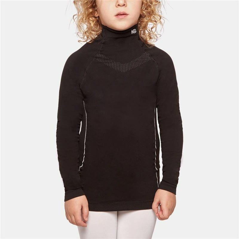 Thermoshirt für Kinder Sport Hg Schwarz