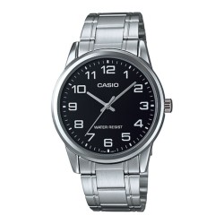 Unisex-Uhr Casio COLLECTION Schwarz Silberfarben (Ø 38 mm)