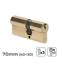 Cylinder EDM 85184 r13 Golden Brass Short camlock European