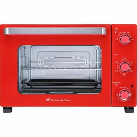 Mini Electric Oven Continental Edison CEMF35R Red 35 L