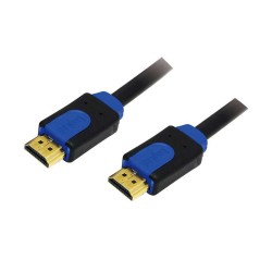 Câble HDMI LogiLink CHB1102 2 m Bleu/Noir