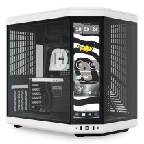 ATX Semi-Tower Gehäuse Hyte CS-HYTE-Y70-BW-L Weiß Schwarz