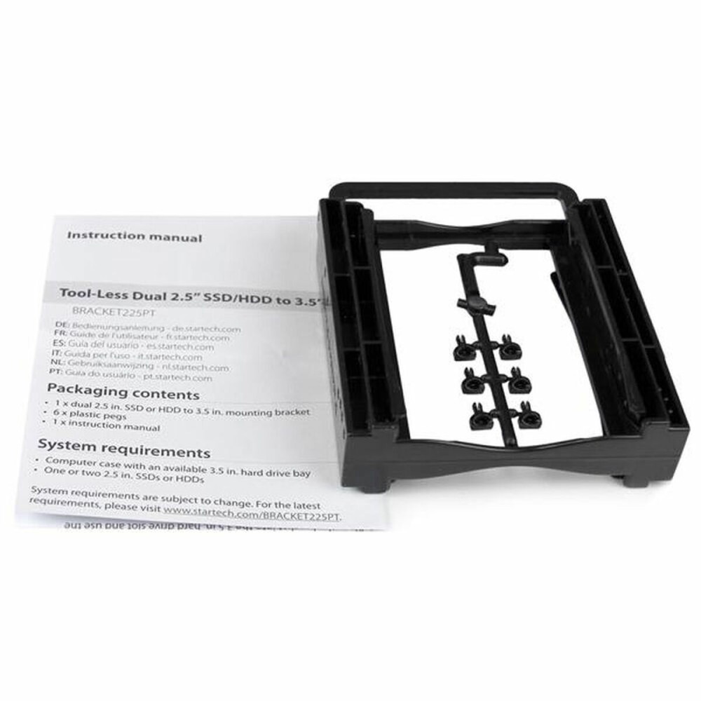 Accessoire Startech BRACKET225PT Noir 2,5" Support de montage