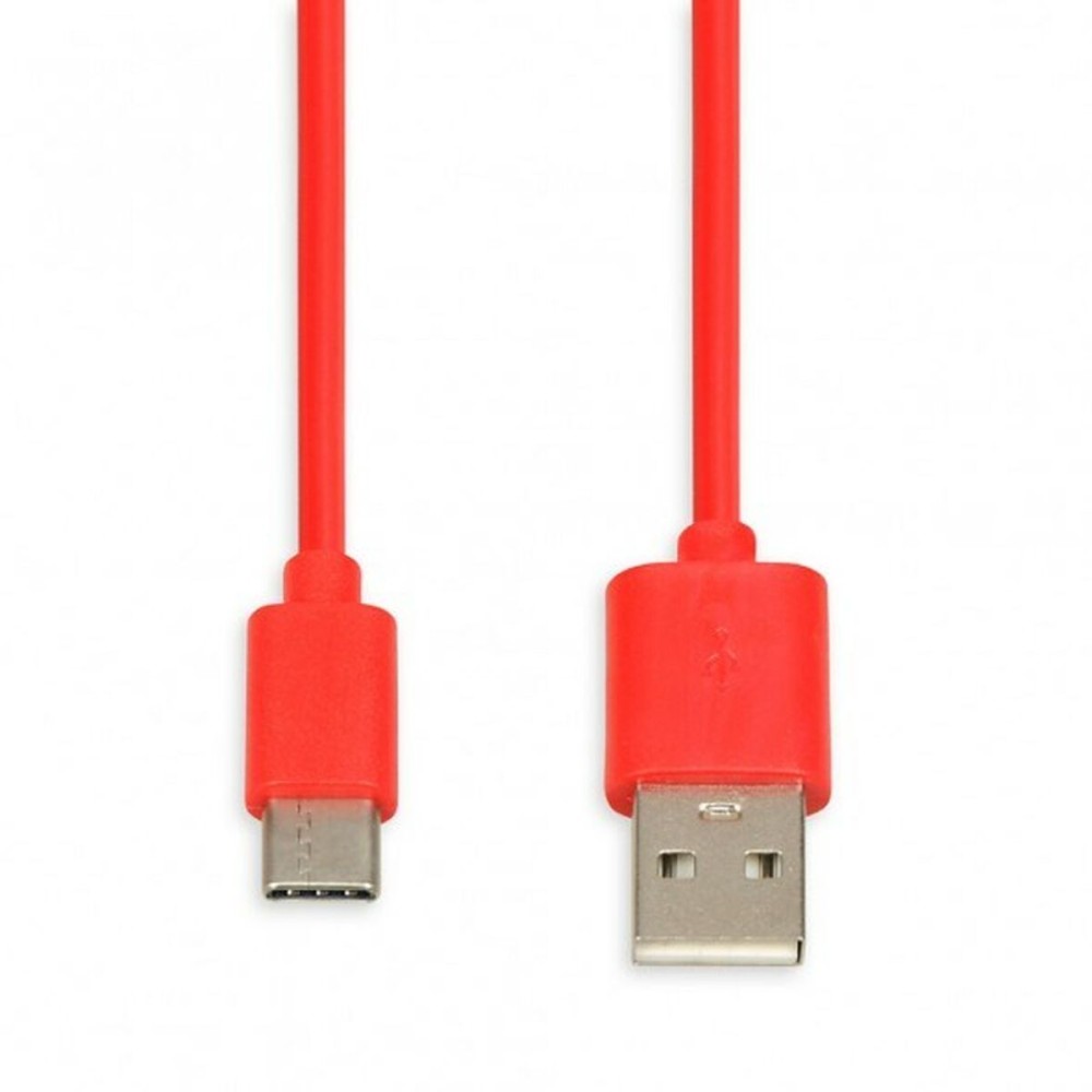 Câble USB A vers USB C Ibox IKUMTCR Rouge 1 m