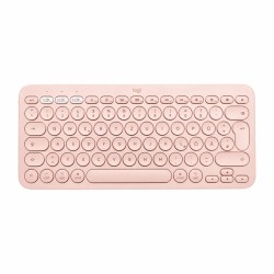 Keyboard Logitech 920-010400 Pink Spanish Qwerty