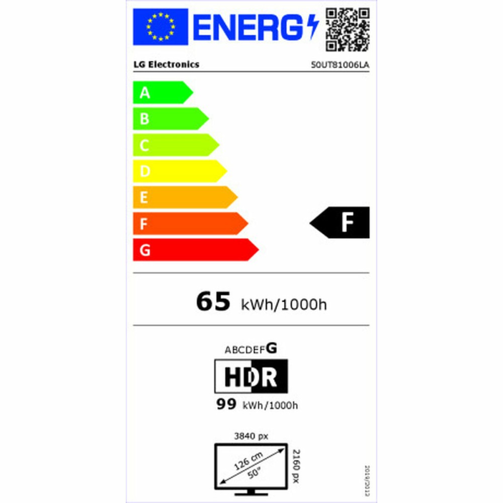 TV intelligente LG 50UT81006LA.AEU 4K Ultra HD 50"