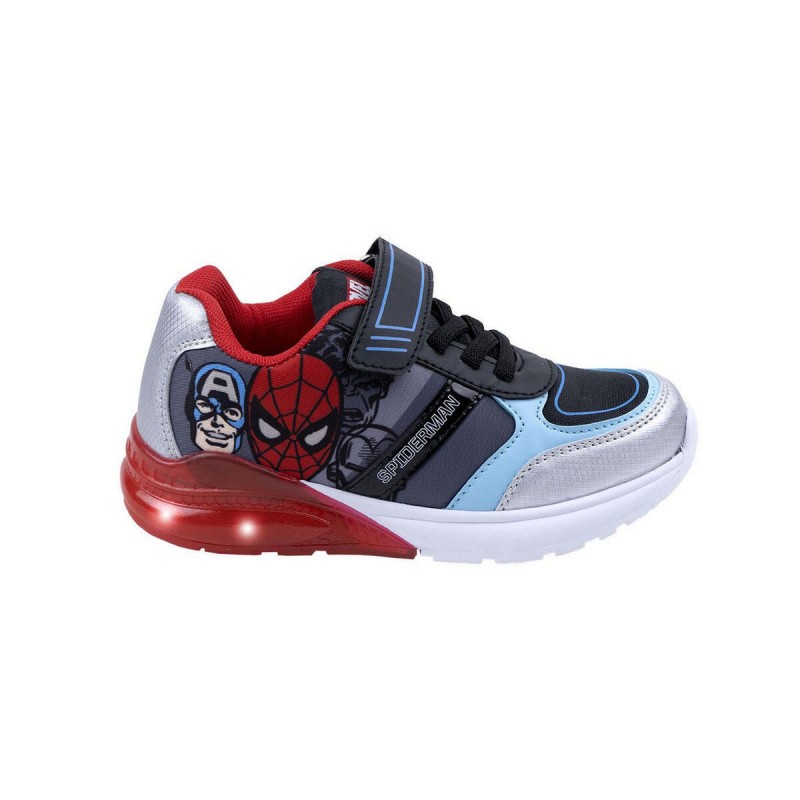 Turnschuhe mit LED The Avengers Blau Rot