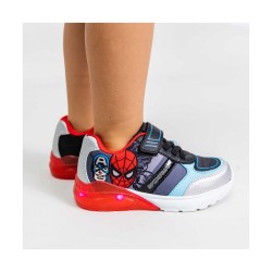 LED Trainers The Avengers Blue Red