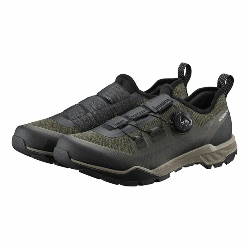 chaussures de cyclisme Shimano Ex7 Vert foncé