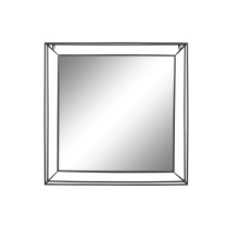 Wall mirror Home ESPRIT Black Vintage 90 x 10 x 90 cm