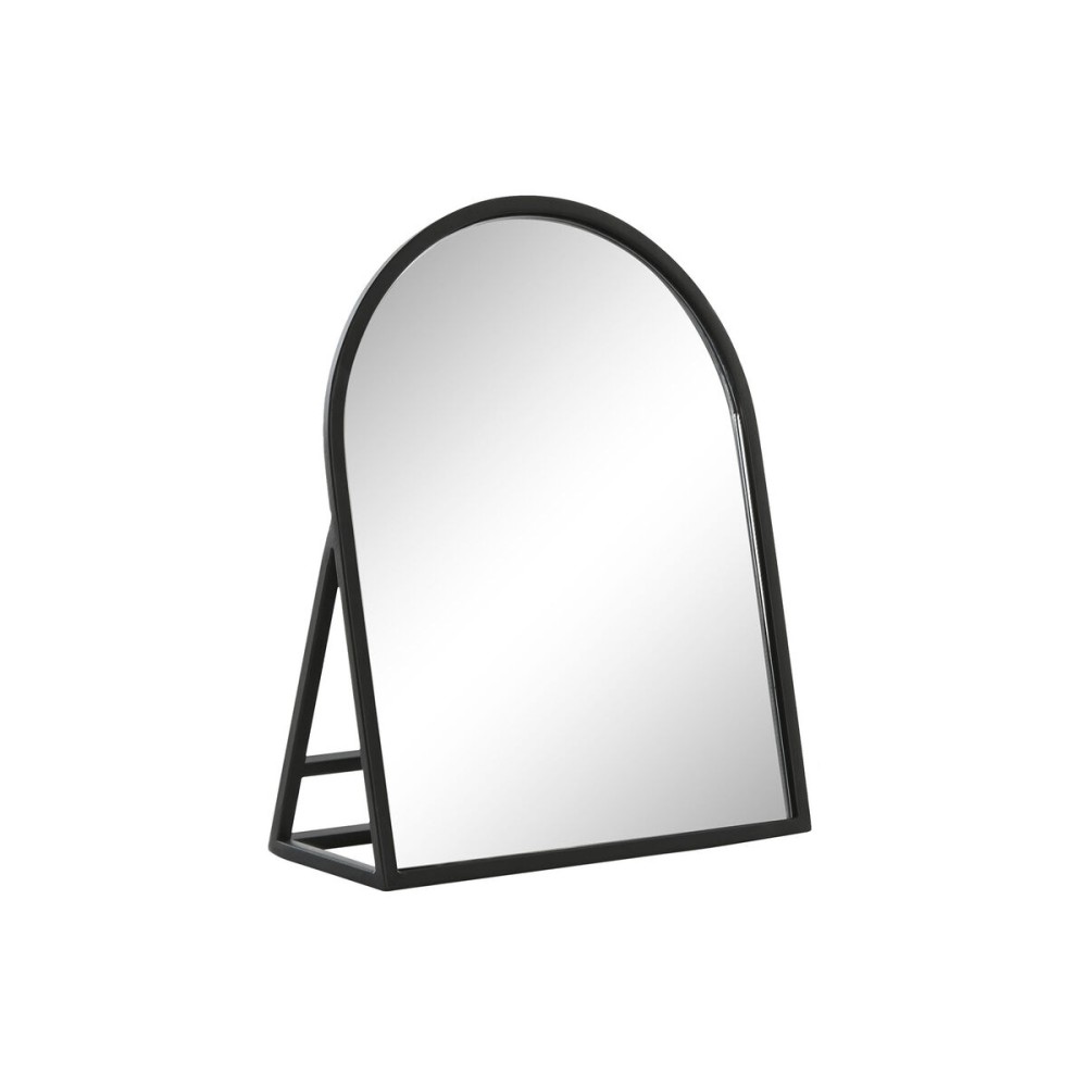 Wall mirror Home ESPRIT Black Crystal Iron 20 x 8,5 x 25 cm