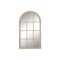 Wall mirror Home ESPRIT Natural Window Stripped 80 x 4 x 140 cm