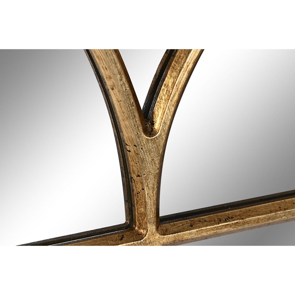 Wandspiegel Home ESPRIT Weiß Gold Fenster 68 x 4 x 128 cm
