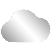 Wall mirror Home ESPRIT Silver Clouds 60 x 2 x 40 cm