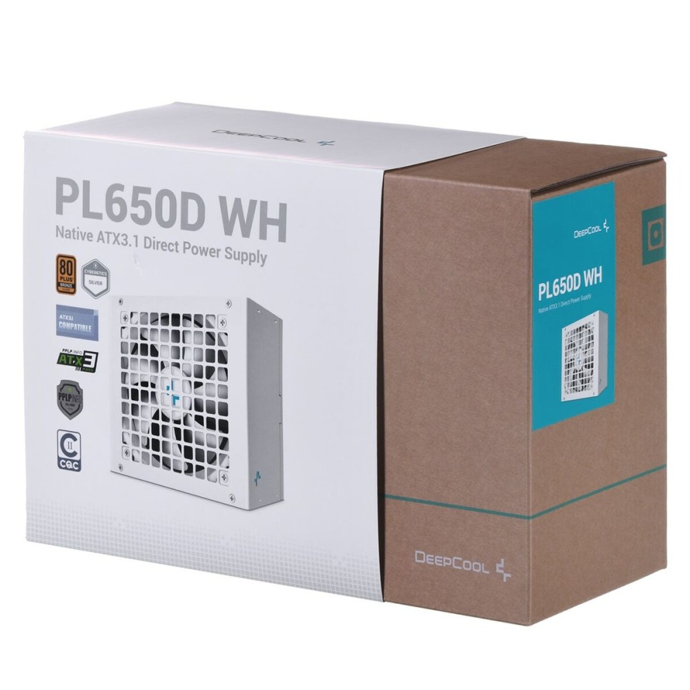 Power supply DEEPCOOL R-PL650D-FC0W-JDEU-V2 ATX 650 W 80 Plus Bronze RoHS WEEE
