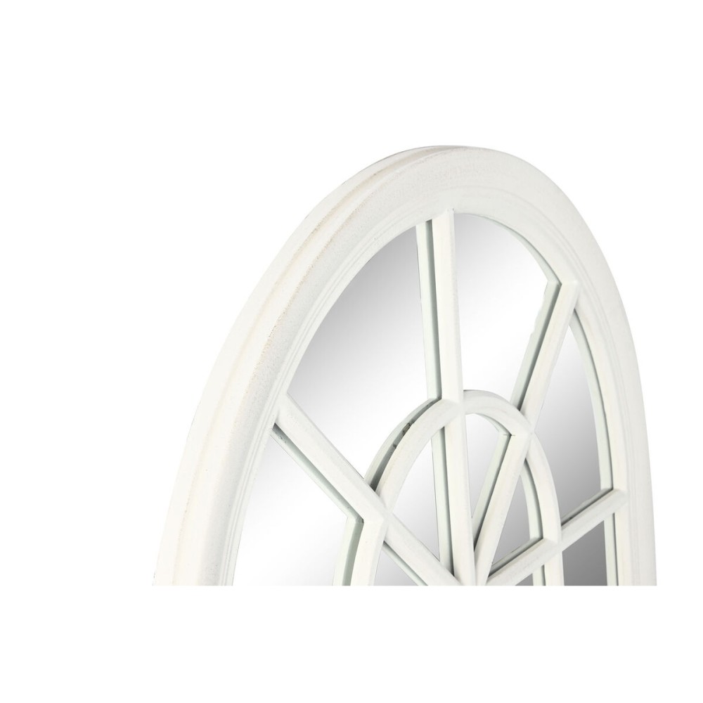 Wall mirror Home ESPRIT White Window 80 x 3,5 x 140 cm