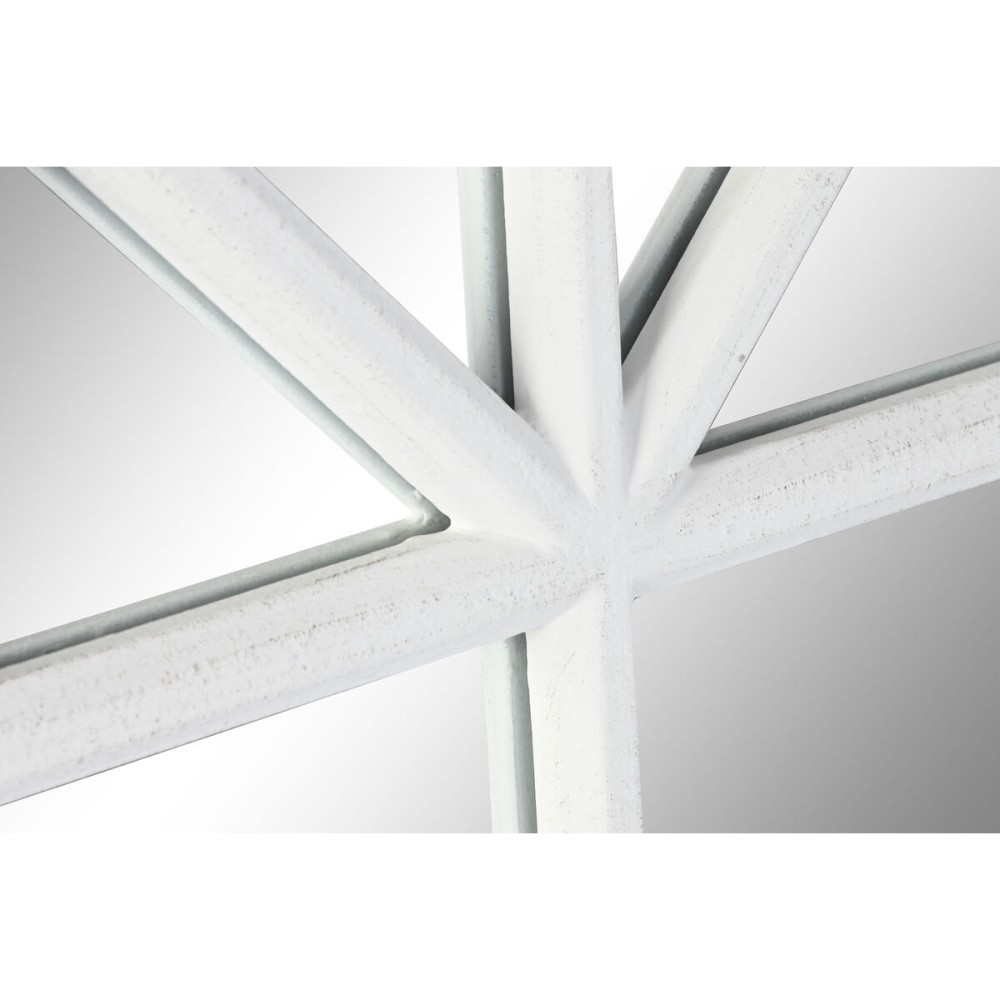 Wall mirror Home ESPRIT White Window 80 x 3,5 x 140 cm